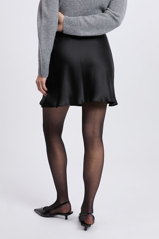 Gonna a campana a vita alta Babelo - Nero