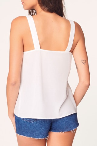 Top in cotone bio Felicie - Bianco