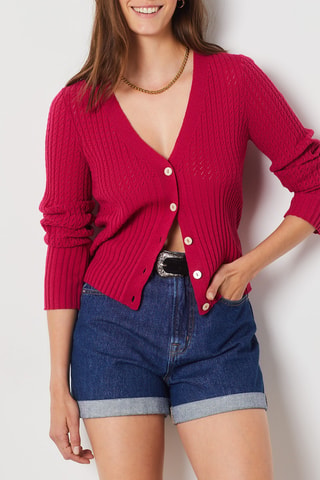 Cardigan - Rosso