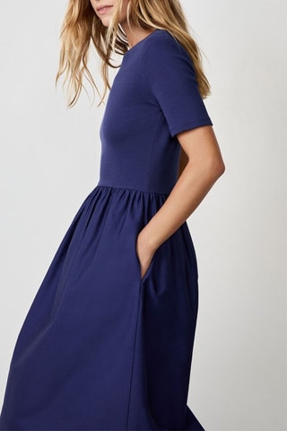 Abito effetto trompe-l’œil Coastal Cowgirl - Navy