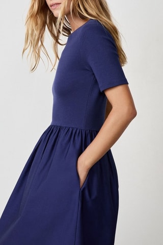 Abito effetto trompe-l’œil Coastal Cowgirl - Navy