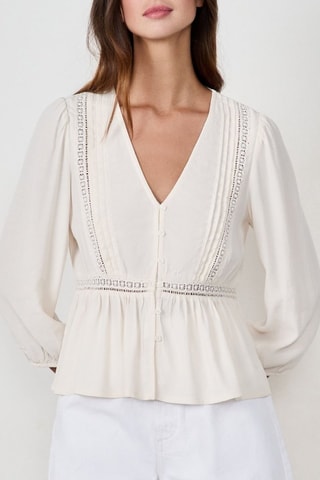 Blusa Coastal Cowgirl - Bianco
