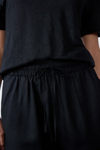 Shorts in lino Essentiel - Nero