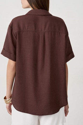 Blusa Timeless Summer - Marrone scuro