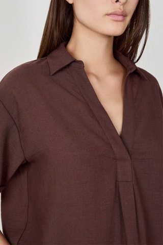 Blusa Timeless Summer - Marrone scuro