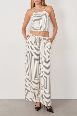 Crop top Timeless Summer - Bianco