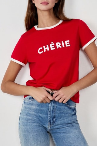 T-shirt French Girl Era - Rosso
