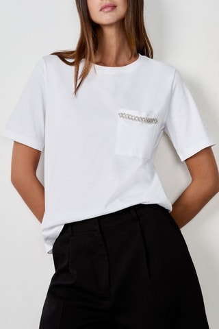 T-shirt Coastal Cowgirl - Bianco