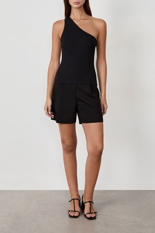 Top asimmetrico Timeless Summer - Nero