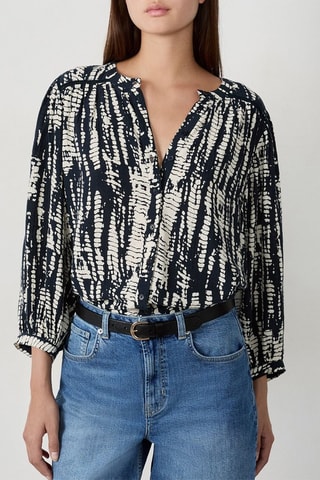 Camicia Coastal Cowgirl - Nero e beige