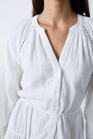 Abito a camicia - Ecrù