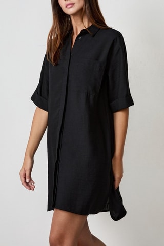Abito a camicia Timeless Summer - Nero