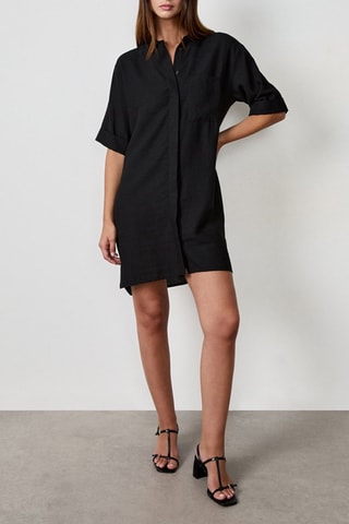 Abito a camicia Timeless Summer - Nero