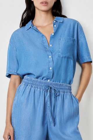 Shorts in jeans Essentiel - Azzurro