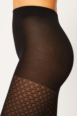 Collant Fashion - Nero