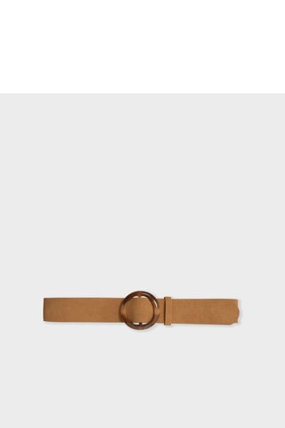 Cintura in pelle - Beige