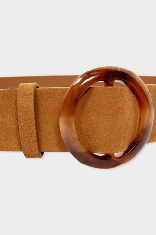 Cintura in pelle - Beige