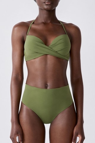 Slip bikini Premiere - Verde oliva