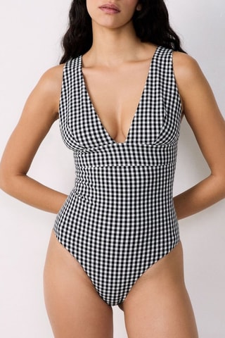 Costume intero push-up - Bianco