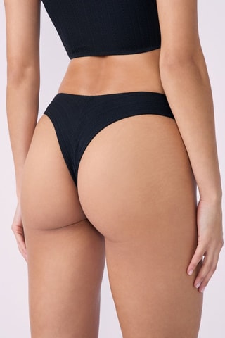 Slip bikini Zagara - Nero