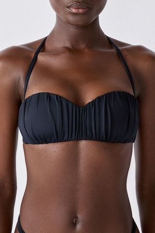 Reggiseno bikini con coppe Luarca - Nero
