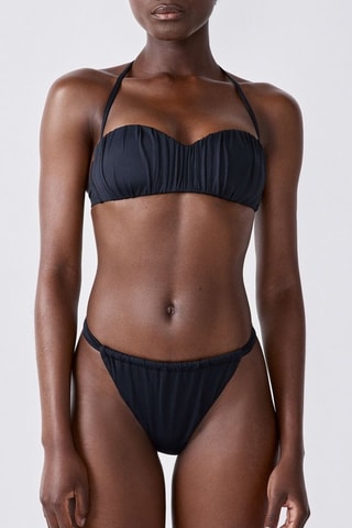 Reggiseno bikini con coppe Luarca - Nero