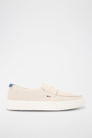 Mocasines de nobuk - Beige claro