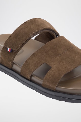 Sandalias de nobuk - Marrón
