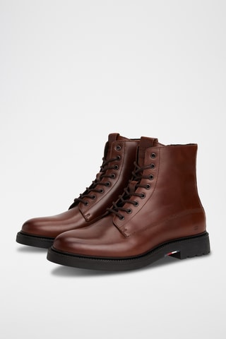 Botas de piel - Marrón