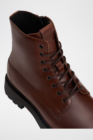 Botas de piel - Marrón