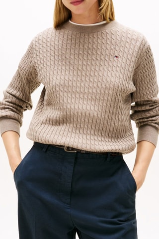 Jersey de algodón orgánico - Topo