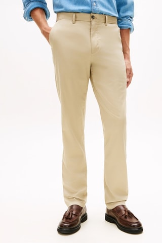 Pantalón chino straight - Beige