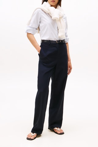 Pantalón straight - Azul marino