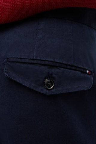 Pantalón regular fit de algodón orgánico - Azul marino