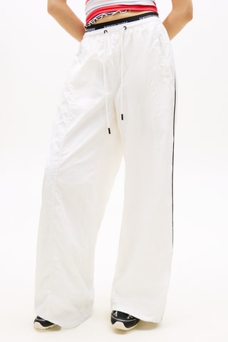 Pantalón de tiro alto wide leg - Blanco