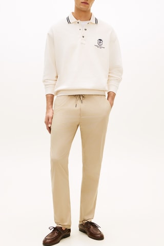 Pantalón slim fit - Beige