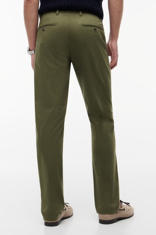 Pantalón chino straight - Caqui