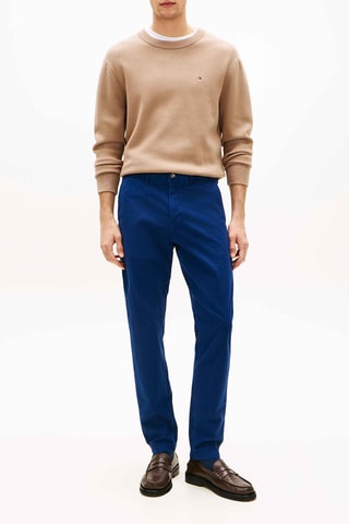Pantalón chino tapered de algodón orgánico Seasonal Quality - Azul rey