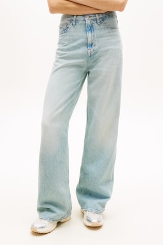 Jean wide legs taille haute - Bleu