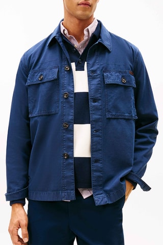 Veste en coton biologique - Bleu marine