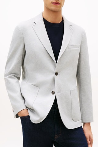 Veste regular - Gris clair