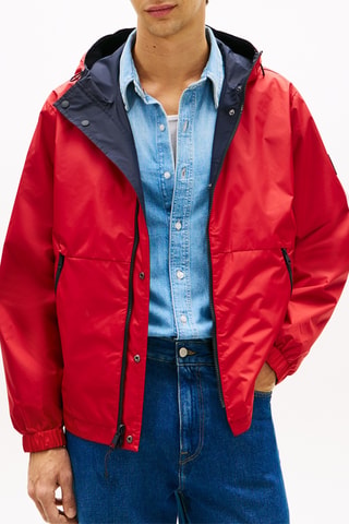 Veste réversible à capuche - Bleu nuit