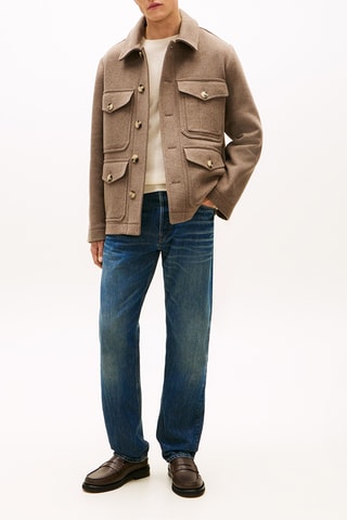 Veste en laine - Taupe