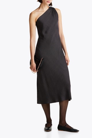 Vestido asimétrico - Antracita