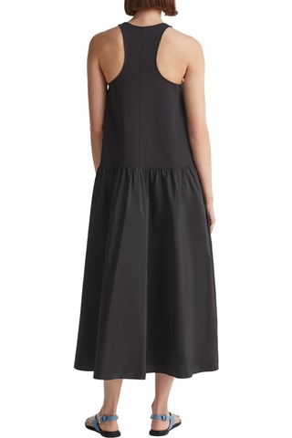Vestido midi - Negro