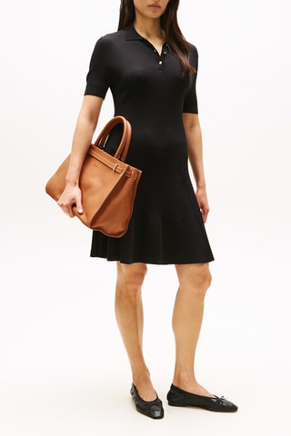 Vestido polo - Negro