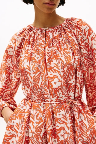 Vestido evasé - Naranja