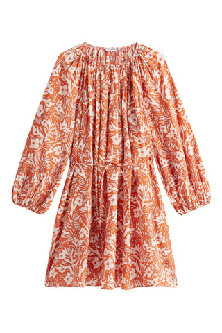 Vestido evasé - Naranja