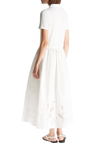 Vestido efecto doble prenda - Blanco