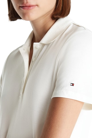 Vestido efecto doble prenda - Blanco